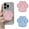 COYUN 2 Pcs Support de téléphone Portable, Anneau de Support Universel pour téléphone Portable, Support de Smartphone en Forme de Chat Animal pour iPhone XS X 8 7 6 5, Samsung Galaxy (Rose+Bleu)