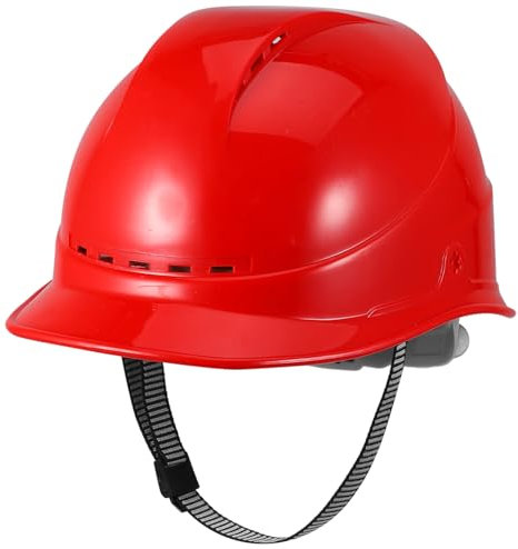 HOMOCONO Casco De Seguridad para Construcción Al Aire Casco De Trabajo Ventilación para Exteriores Abs Correa Ajustable para Sitios De Construcción Trabajos Al Aire y Mejoras del Hogar