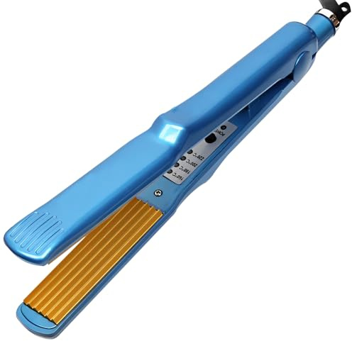Fer à crêper pour les cheveux, fer à crêper avec 4 niveaux de température, chauffage rapide pour coiffure moelleuse et volume de maïs, pour tous les types de cheveux
