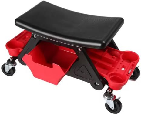 predolo Tabouret Tailing Automobile Ergonomique Tabouret Travail Garage Robuste pour Bricoleurs