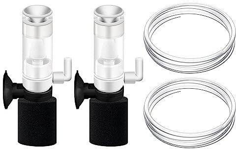 MiOYOOW Filtro in spugna per acquario, mini pompa ad aria, piccolo filtro in spugna con tubo per acquari