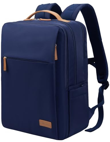 Hp hope Laptop Backpack for Women Men Travel Durable Backpacks Carry On with USB Charging Port RFID Pocket Fits 15.6 Inch Waterproof Resistant Luggage Business Weekender Bag 22L Blue