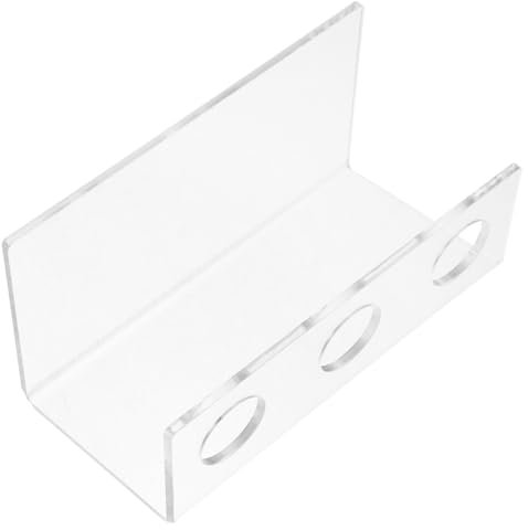 MAGICLULU De Cornets De Glace En Acrylique Transparent, PréSentoir À Glace 3 Trous, Accessoire Pour DéCoration De Table De Desserts, Facile À Nettoyer Et Stable