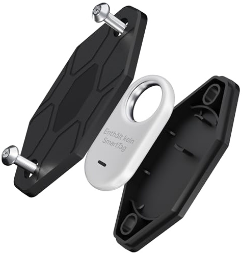 NICEDACK Support SmartTag2 vélo, Installation dissimulée sous Porte‑bidon | Design breveté : hautement dissimulé, installation stable, signal SmartTag sans obstruction, résistant à l’eau et à la boue