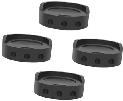 Hemobllo 4 piezas Almohadillas Antideslizantes para Muebles de Elevador de Lavadora y Refrigerador Base de Tpu Antivibración Protección de y Muebles Práctico Hogar y