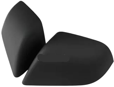 Calotte Specchio,Copertura Specchio Uso Adatto for Tesla Model 3 Highland 2024 Copertura Protettiva For Specchietto Retrovisore In Fibra Di Carbonio ABS(Matte Black)