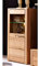 möbelando Vitrine Standvitrine Holzvitrine Glasvitrine Vitrinenschrank Nature Plus III Links