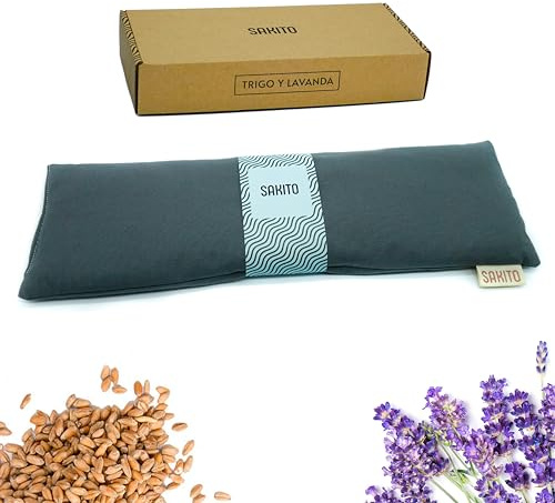 Cuscino Termico Microonde (43x12 cm) - Sollievo Naturale per Dolori Cervicali, Lombari e Mestruali, Uso a Caldo o a Freddo - Elevata Ritenzione del Calore - Profumo di Lavanda - Scatola Inclusa