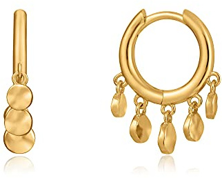 Ania Haie Pendientes Mujer E023-03G Plata de Ley 2 cm