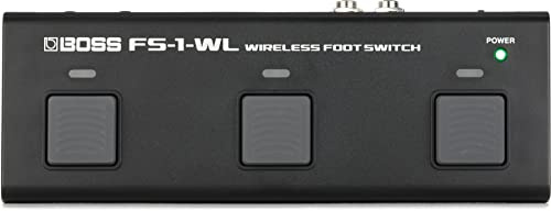 BOSS FS-1-WL interruttore a pedale compatto wireless | Controllate applicazioni per le partiture musicali digitali, video su YouTube, DAW, strumenti e altro ancora via Bluetooth | MIDI