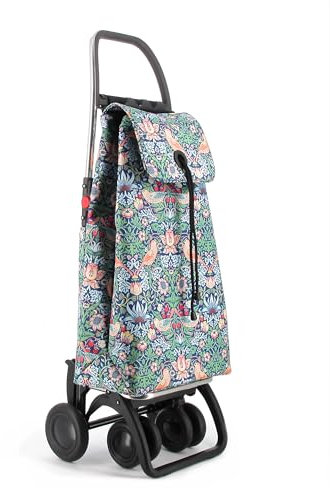 Carro Rolser I-MAX William Morris 4 Ruedas 2 Giratorias Plegable - Birds