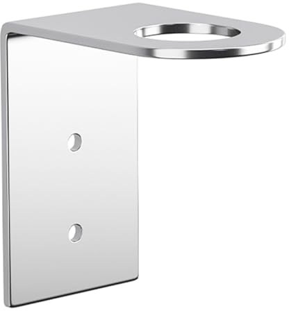 Hoite Distributeur de savon mural en acier inoxydable, support de rangement pour salle de bain, installation à vis, finition chromée pour shampoing, gel douche, maison, hôtel