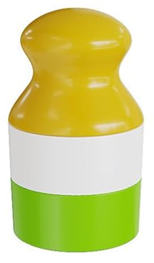 travel bottles solskyddsroller-applikator i djurform, påfyllningsbar, sömmar, isoleringslotion, krämflaskor, solskydd lotion-applikator (grön)