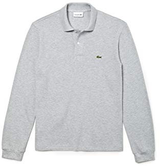 Lacoste L1313 Polo, Silver Chine, L Uomo
