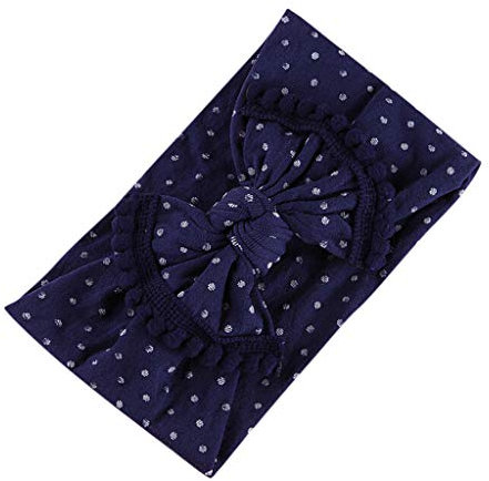 Lazzboy Baby Mädchen Neugeborene Kleinkind Haarbänder Und Schleifen Kind Haarschmuck Stirnbänder Verknotete Stirnbander Knot Madchen Haarband Turban Haarreifen(I)