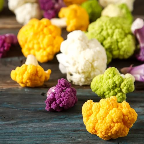 Semi di cavolfiore - vecchie varietà aromatiche da giardino per gli amanti del giardino esotico semi di vecchie varietà invernali 100pcs