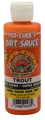 Pro-Cure Trout Bait Sauce, 4 Ounce,Orange