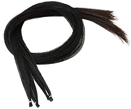 Yibuy 83cm Black Horse Hair for Violin Bow Replacement