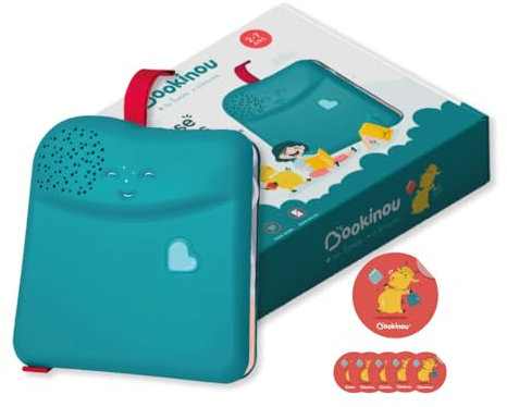 Bookinou - Lector de libros desde 2 años, que lee sus libros con la voz de su familia