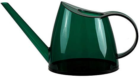 Bekith 1,4 Liter Gießkanne Klein Modern Transluzent Grün Gießkanne für Zimmerpflanzen Lange Auslauf Garten-Sprüher für Innen und Draußen Haus Bonsai Pflanzen Garten Blume