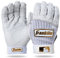 Franklin Sports MLB Baseball Schlaghandschuhe - Pro Classic Batting Handschuhe für Baseball + Softball - Erwachsene Herren + Jugend-Schlaghandschuh Paar - Weiß + Gold - Erwachsene Medium