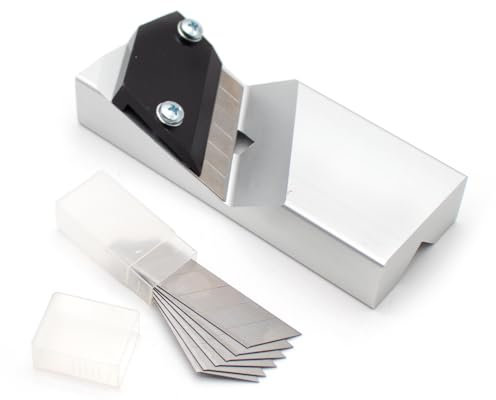 Jieotwice Plaque de Plâtre Chanfreinage Chanfreinage Chanfreinage Rabot Incliné 45 ° Angle Plafond Décoration Bois Rabot Bois Coupe Outil(En forme de V)