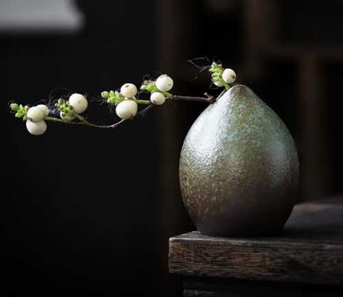 Japanese Style Ceramic Flower Vase Small Ikebana Flower Bud Vase Flower Arrangement Pottery Vases 2