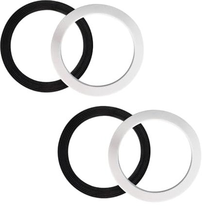 Qrity 4 Stück Dichtungsringe Ersatzdichtungsset für Ablaufgarnitur, O-Ringe Dichtungen, für Qrity 110 mm Spülenserie (ASIN # B06XBSS8QJ & B0725M4MY4 & B07DPPGWBQ)