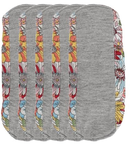 Compresas Sanitarias Lavables, S, Compresa Menstrual de Tela Lavable Reutilizable Hecha de Algodón para Uso Diario (MSH0025)