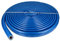 tecuro Isolierschlauch PE-XT für Rohr Ø 22 mm, mit reißfester PE-Schutzfolie in blau, 6 mm Dämmstärke, Rolle mit 10 m, Rohrisolierung, Dämmung, Schutzschlauch, Trittschutz, Unterputz-Estrich etc
