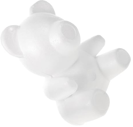 DOITOOL Orsetto Rosa in Gommapiuma Stampo Forma di Orso per Artigianato Fai da Te Decorazioni Personalizzate e Lavoretti Creativi