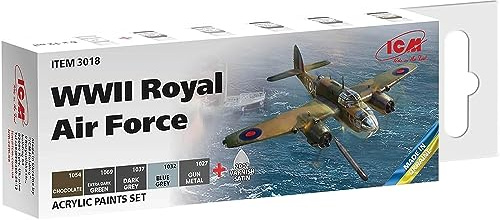 ICM Paint Set - WWII Royal Air Force (ICM48310)