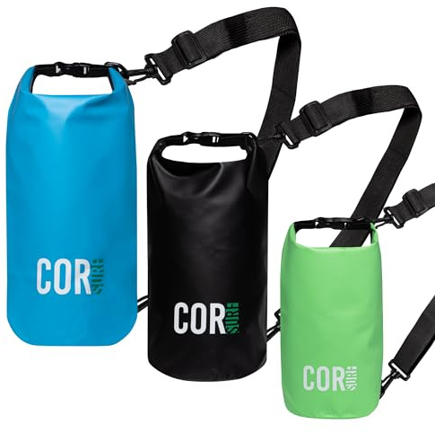 COR Surf Bolsa de Surf Impermeable e insumergible - La Bolsa Enrollable Mantiene el Equipo seco para piragüismo, Rafting, Vela, natación, Pesca, Senderismo, Camping o IR a la Playa