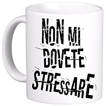 Generico Tazza MUG NON MI DOVETE STRESSARE - SIMPATICA DIVERTENTE REGALO COLLEGA UFFICIO AMICA- 9001