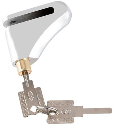 Lucchetto a disco per motocicletta - Lucchetto freno per moto | Lucchetto a disco per moto | Ruota di sicurezza antifurto | Blocco a disco in lega di alluminio prevenzione furto