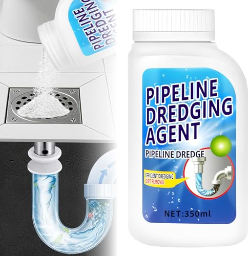 ANOMM Drain Unblocker 350ml, Fast-Acting Shower Drain Cleaner, Sink Unblocker Removes Hair and Odor in Showers,Powerful Cleaner Formula, Safe for All Pipes, Clears Blockages and Slow-Draining Water