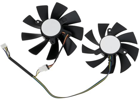 LT Easiyl 1 coppia di ventole per scheda grafica compatibili con Zotac Gaming RTX 2070 Mini, compatibile con ZOTAC GTX 1080TI