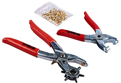 Am-Tech Leather Punch y Ojal alicates 100 paquetes, B1460