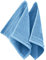Erwin Müller Seiftuch Heidelberg 2er- Pack 100% Baumwolle hellblau Größe 30x30 cm - leichte Qualität, saugstark, schnelltrocknend, kompakt - ideal für Sport, Strand, Reisen (weitere Farben)