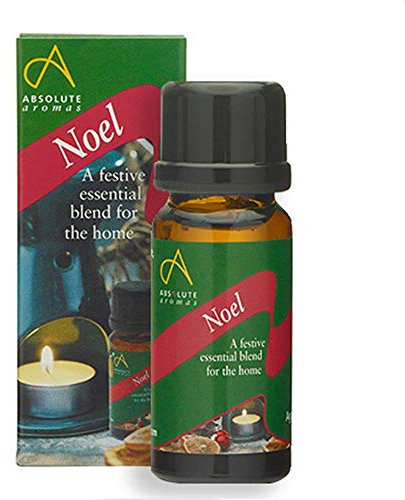 Absolute Aromas Noel Festive Essential Oil with Cinnamon, Clove, Frankincense, Orange, Myrrh and Pine Oil - Great for diffusing at Christmas (10ml)