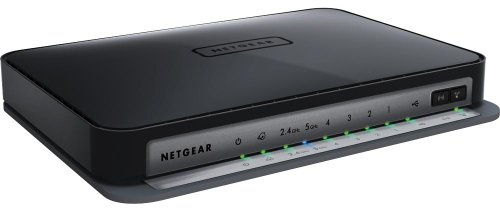 Netgear WNDR4000 - Router (10, 100, 1000 Mbit/s, 10/100/1000Base-T(X), 802.11a, 802.11b, 802.11g, 802.11n, 300, 450 Mbit/s, Ethernet (RJ-45), DSL) Negro