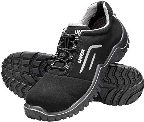 Uvex Motion Style work shoes - Chaussures de sécurité S2 SRC ESD - Noir, Taille:45