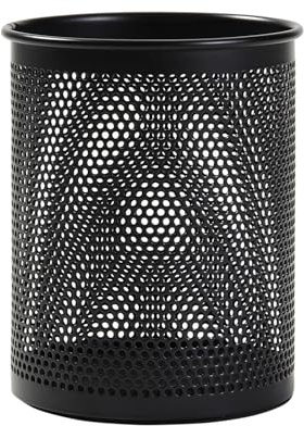 Comix Pen Holder Desk Organizer, Wire Mesh Pencil Cup with Foam Pad and Non-Slip Bottom Office Supplies Desk Accessories for Home Office School, 1 Pack
