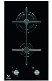 Plaque Gaz 2 feux-Electrolux EGC3322NVK - Plaque de cuisson Gaz - Dimensions produit (LxP en cm) : 29 / 52