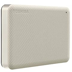 Toshiba Canvio Advance 4TB Portable External Hard Drive USB 3.0, White - HDTCA40XW3CA