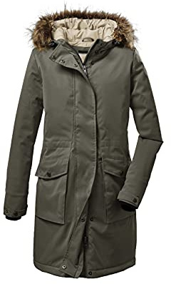 G.I.G.A. DX Parka con capucha para mujer Gw 24 Wmn Prk Casual, Mujer, Parka funcional informal con capucha, 37514-000, verde oliva, 38