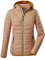 G.I.G.A. DX Damen Casual Funktionsjacke in Daunenoptik mit abzippbarer Kapuze - Uyaka Stripe, hellapricot, 42, 34313-000