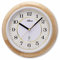 Atlanta Funk Wanduhr Rund Holz Buche Erle Quarz Analog Zahlen - 4523/30