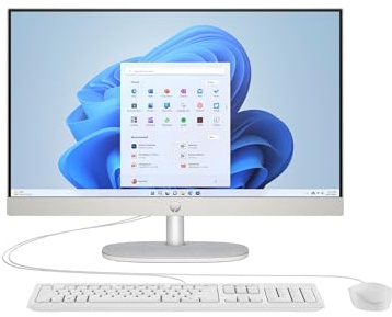 HP All-in-One 24-cr0242ng 23,8 FHD Touch, Core i3-N300, 8GB RAM, 256GB SSD, DOS, Wei?