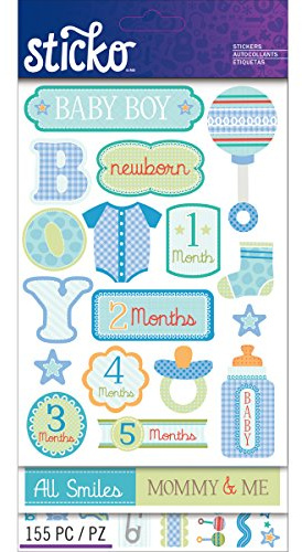 Sticko Themed-Flip Pack-Baby Boy 52-60125, Other 10 x 5 x 0.13